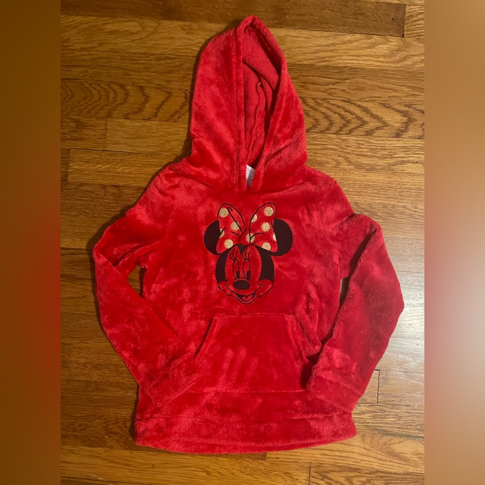 Disney Jumping Beans Red Minnie Mouse Fleece Hoodie